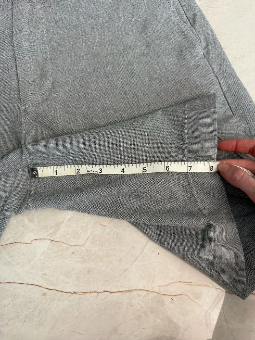 J. Crew Men's Gray Tailored Flat-Front Shorts